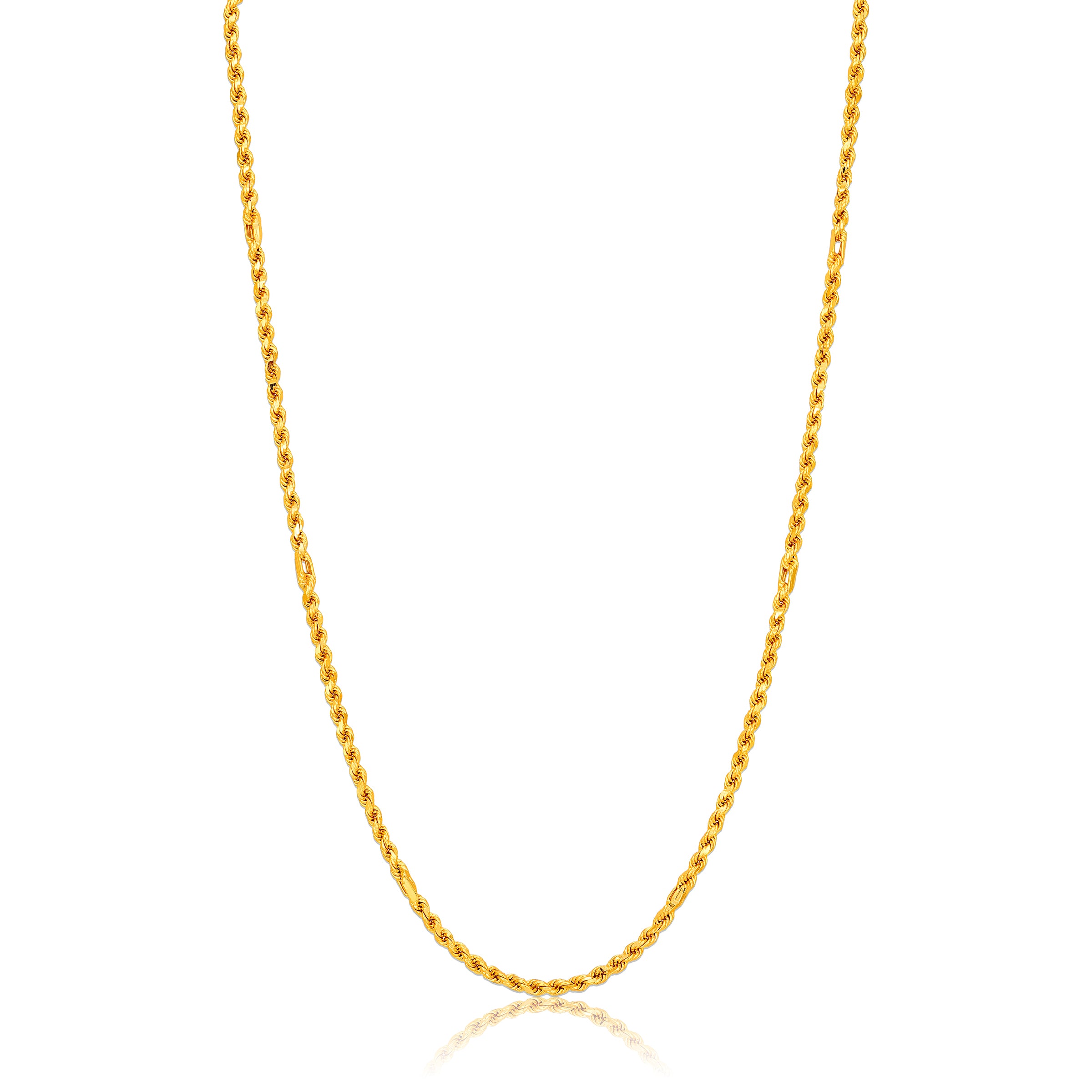 Sleek 925 Sterling Silver Helical Twist Chain for Women