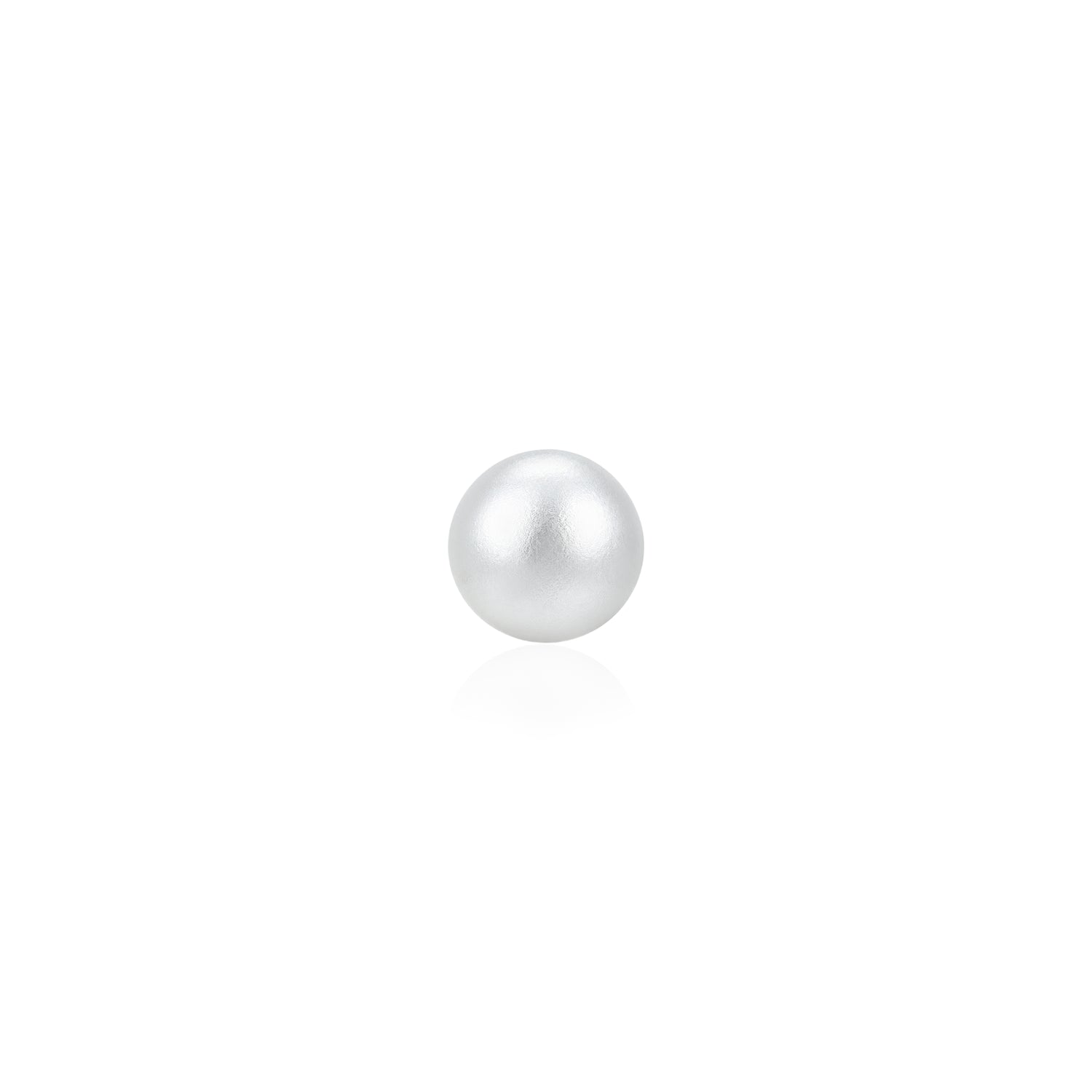 Solitaire Pearl Silver Nosepin