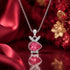 Sparkling Bunny Silhouette 925 Sterling Silver Charm Pendant