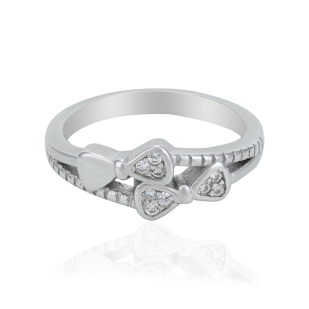 Sparkling Gift Wrap 925 Sterling Silver Ring for Baby