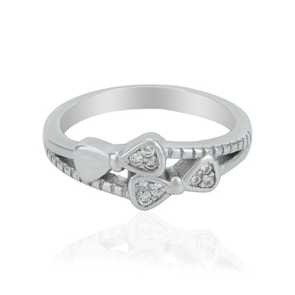 Sparkling Gift Wrap 925 Sterling Silver Ring for Baby