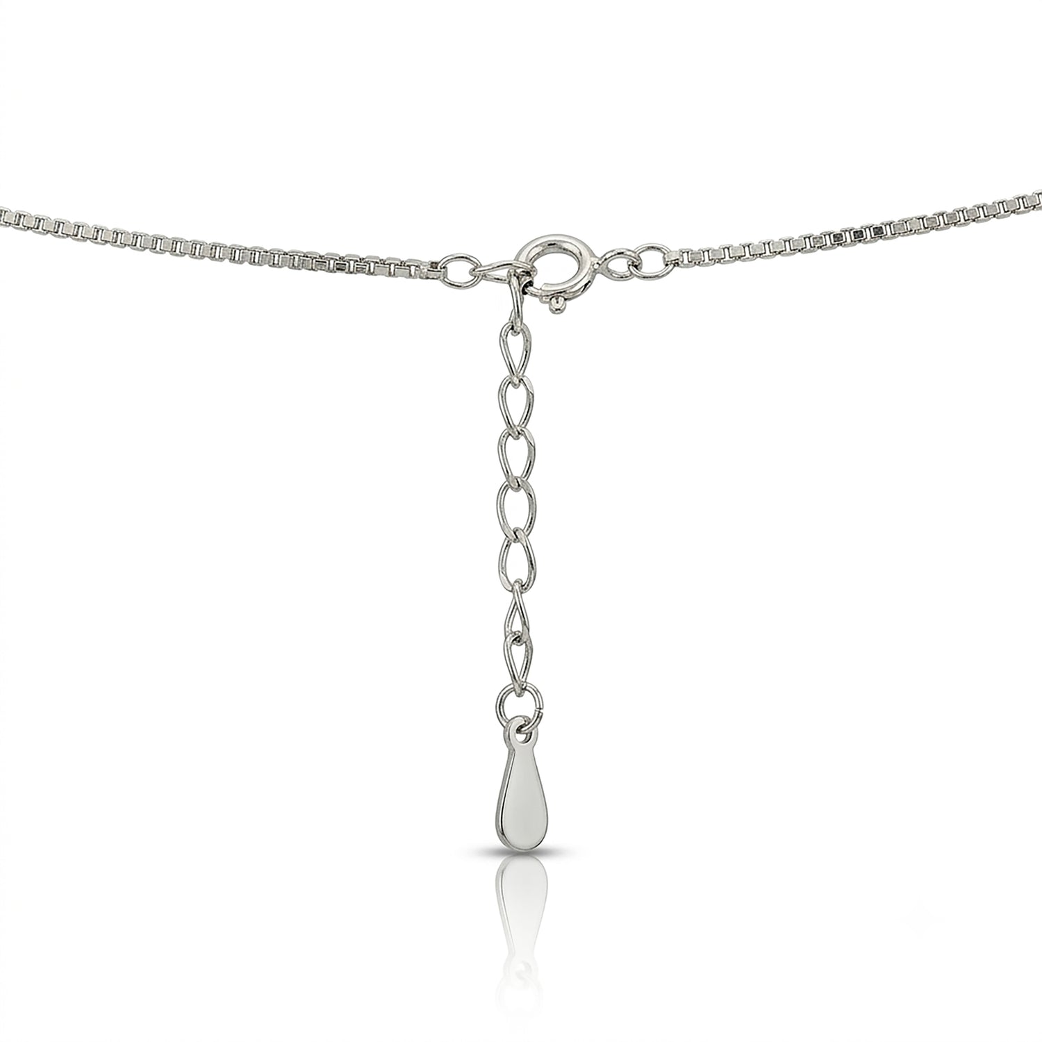 Sparkling Love 925 Sterling Silver Romantic Pendant Chain
