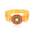 Spinnal Ruby Green Kundan Sterling Silver Kada