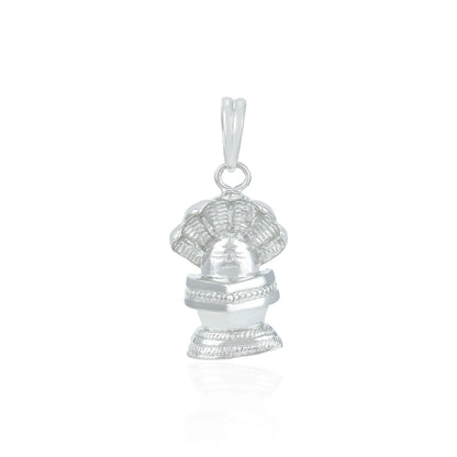 Spiritual Shiva Lingam 925 Sterling Silver Pendant for Women