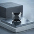 Square Black Gemstone Silver Nosepin