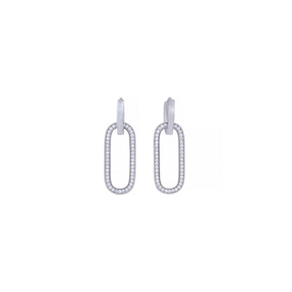 Squircle Silver Earring IE0229