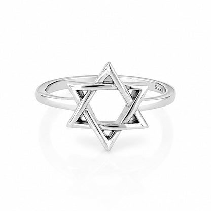 Star Minimal Glamour 925 Sterling Silver Ring for women