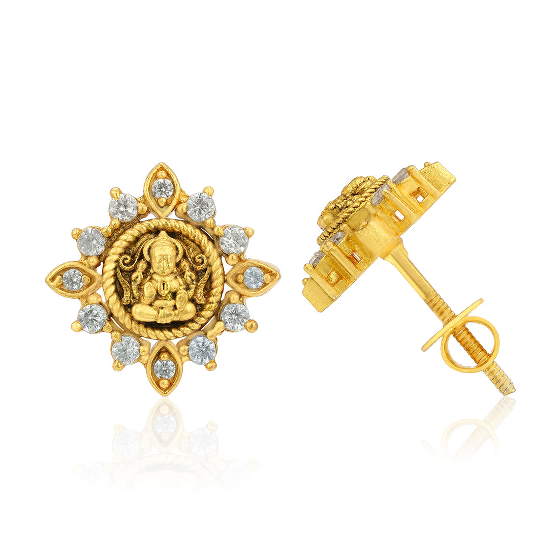 Star Radiance 925 Sterling Silver Deity Earring for Women