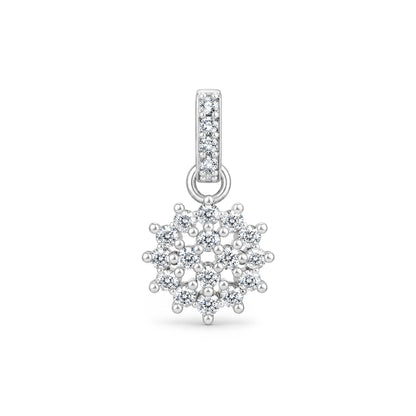 Starburst Cluster Sterling Silver Pendant