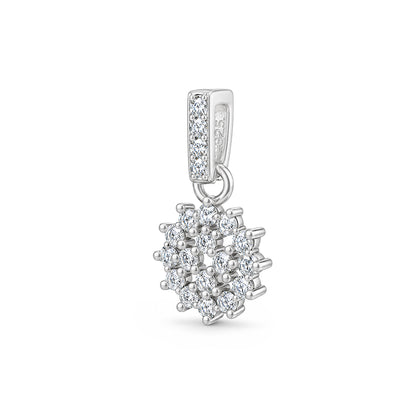 Starburst Cluster Sterling Silver Pendant