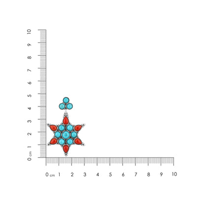 Starflower Gem Radiance 925 Sterling Silver Fashion Earrings