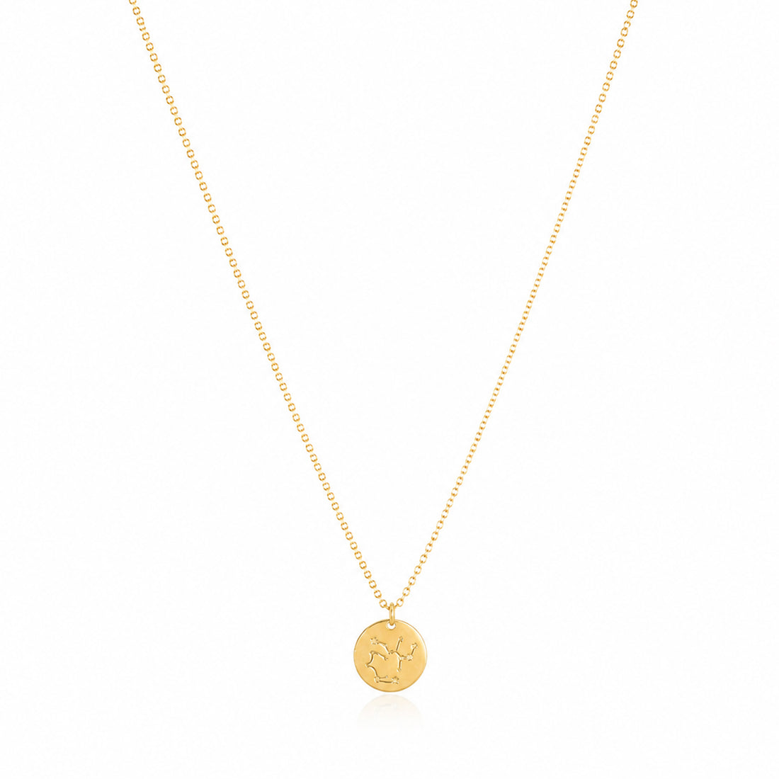 Starlight Symphony Disc 925 Sterling Silver Chain Pendant for Women