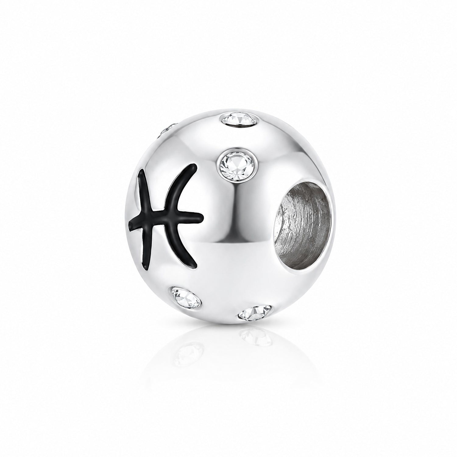 Starlit Pisces Elegance 925 Sterling Silver Charms