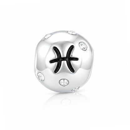 Starlit Pisces Elegance 925 Sterling Silver Charms