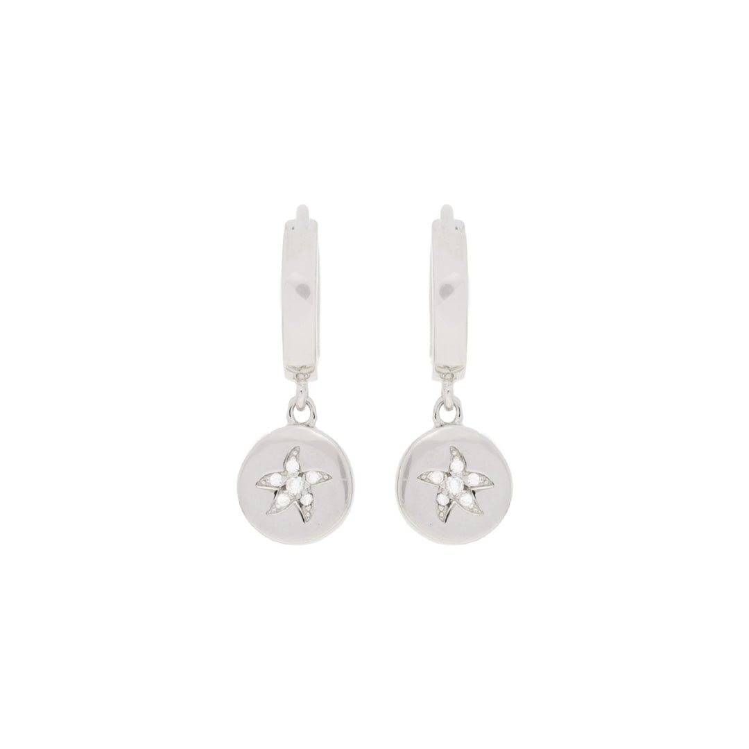 Starry Circle Drop Earrings Online