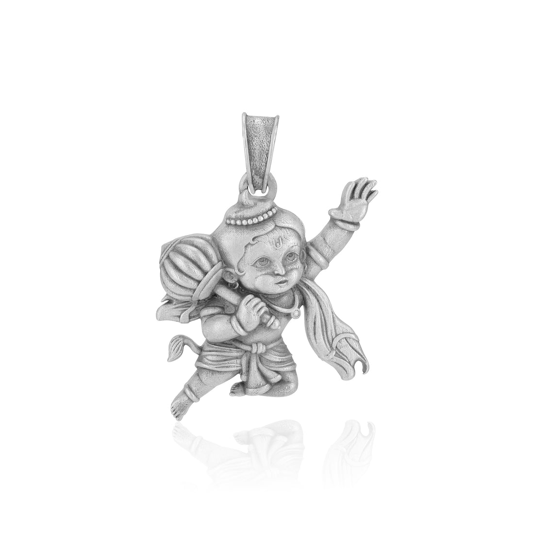 925 Sterling Silver Bal Hanuman Oxidised Pendants for Men & Women