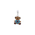 925 Sterling Silver Blue Teddy Bear Rhodium Plated Pendant For Kids