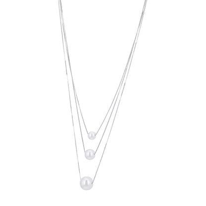 925 Sterling Silver Celestara Trio layered Chain For Women