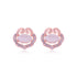 925 Sterling Silver Centred Moonstone Side Small Stone Detailing Earrings For Women