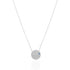 925 Sterling Silver Circle of Protection Evil Eye Pendant Chain