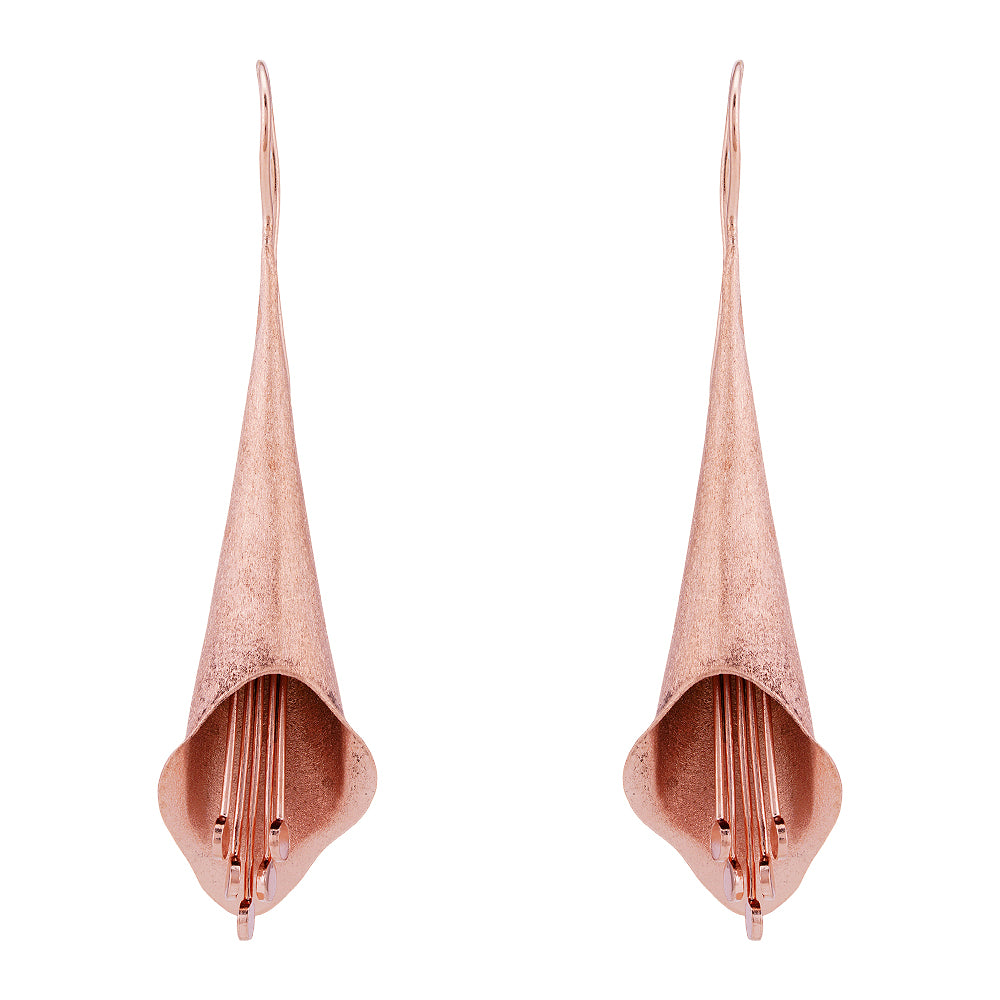 Sterling Silver Conical Glow Earring