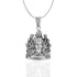 925 Sterling Silver Divine Shiva Naga Oxidised Pendants for Men & Women