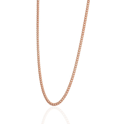 925 Sterling Silver EmberCrest Luxe Curb Chain for Men