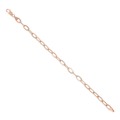 925 Sterling Silver EmberLink Axis Oval Bracelet for Men