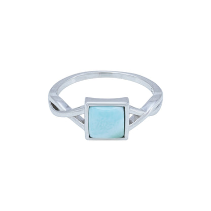 925 Sterling Silver Entangled Tetragon Rings For Women