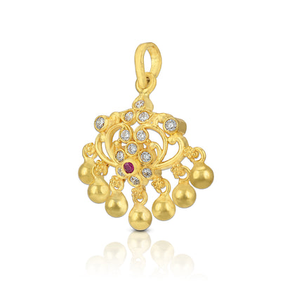 925 Sterling Silver Exquisite Flares Centre Pendant For Women