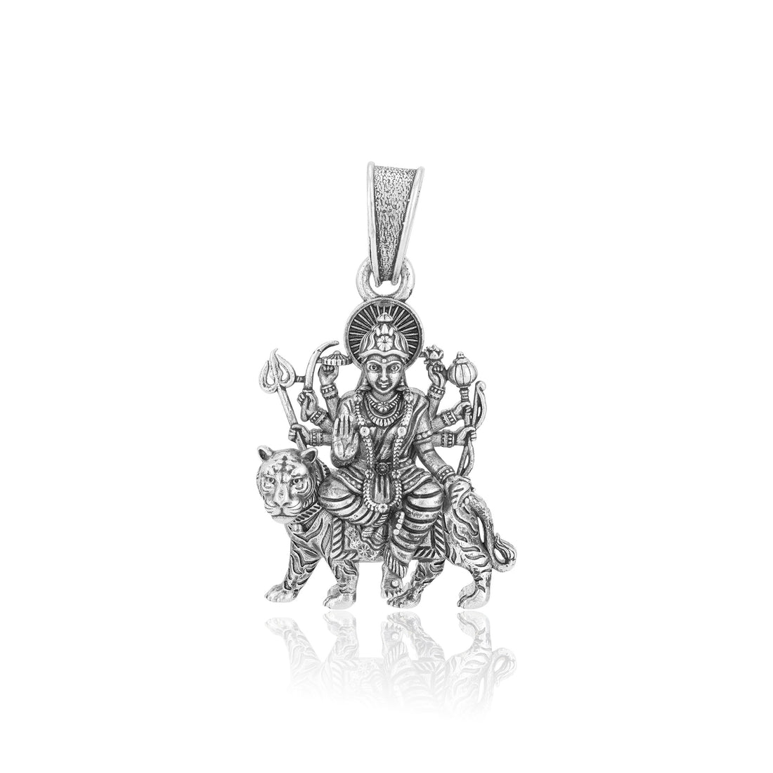 925 Sterling Silver Goddess Durga Pendants for Men &amp; Women