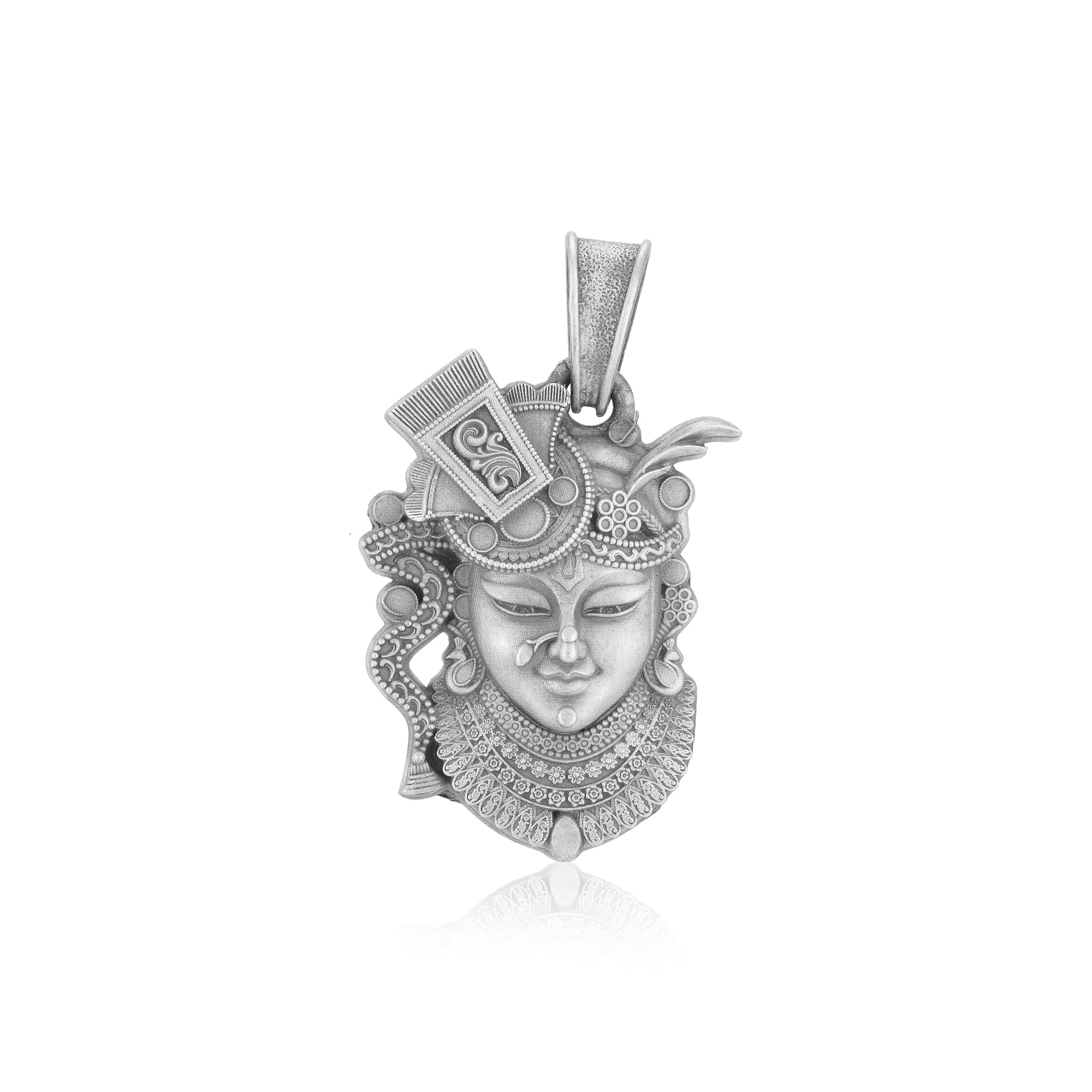 925 Sterling Silver Krishna with Serene Smile Pendants For Men &amp; Women