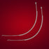 925 Sterling Silver Light Chain Triangle Charms Anklets For Women