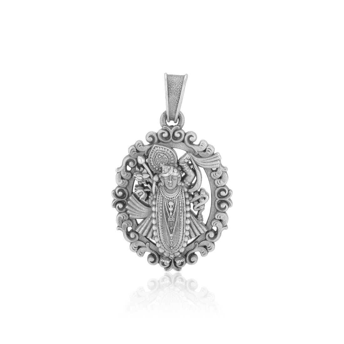 925 Sterling Silver Lord Shreenathji Krishna Pendants For Men &amp; Women