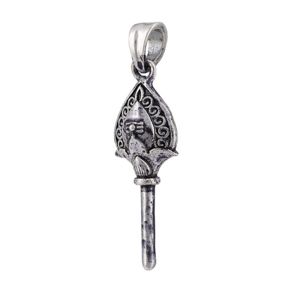 925 Sterling Silver Oxidized Murugan Vel Pendants for Men and Women