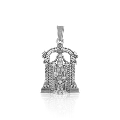 925 Sterling Silver Perumal Divine Idol Oxidised Pendants For Men &amp; Women