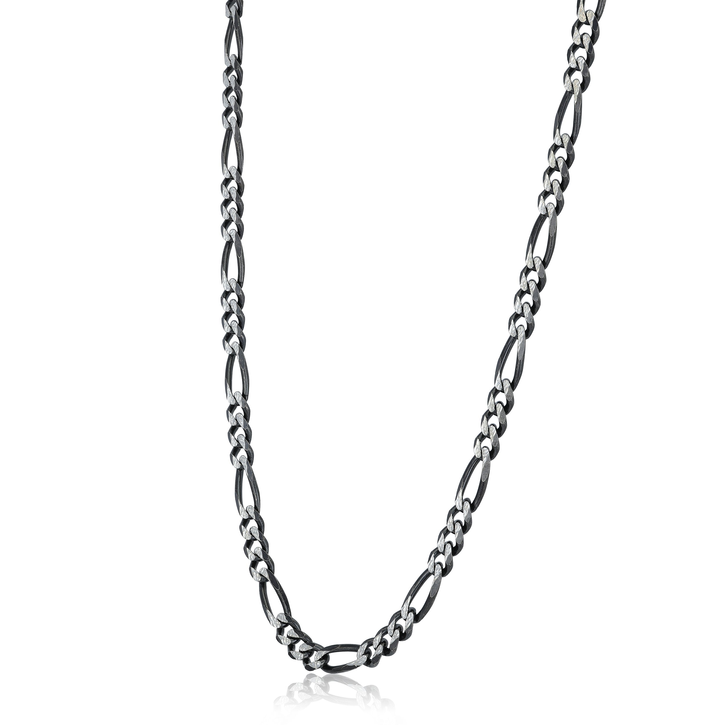 925 Sterling Silver Radiant Orbit DualTone Chain for Men