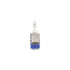 925 Sterling Silver Rhodium Plated Mini Blue Cruiser Pendant For Kids