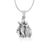 925 Sterling Silver Sri Krishna Radha Oxidised Pendants For Men & Women