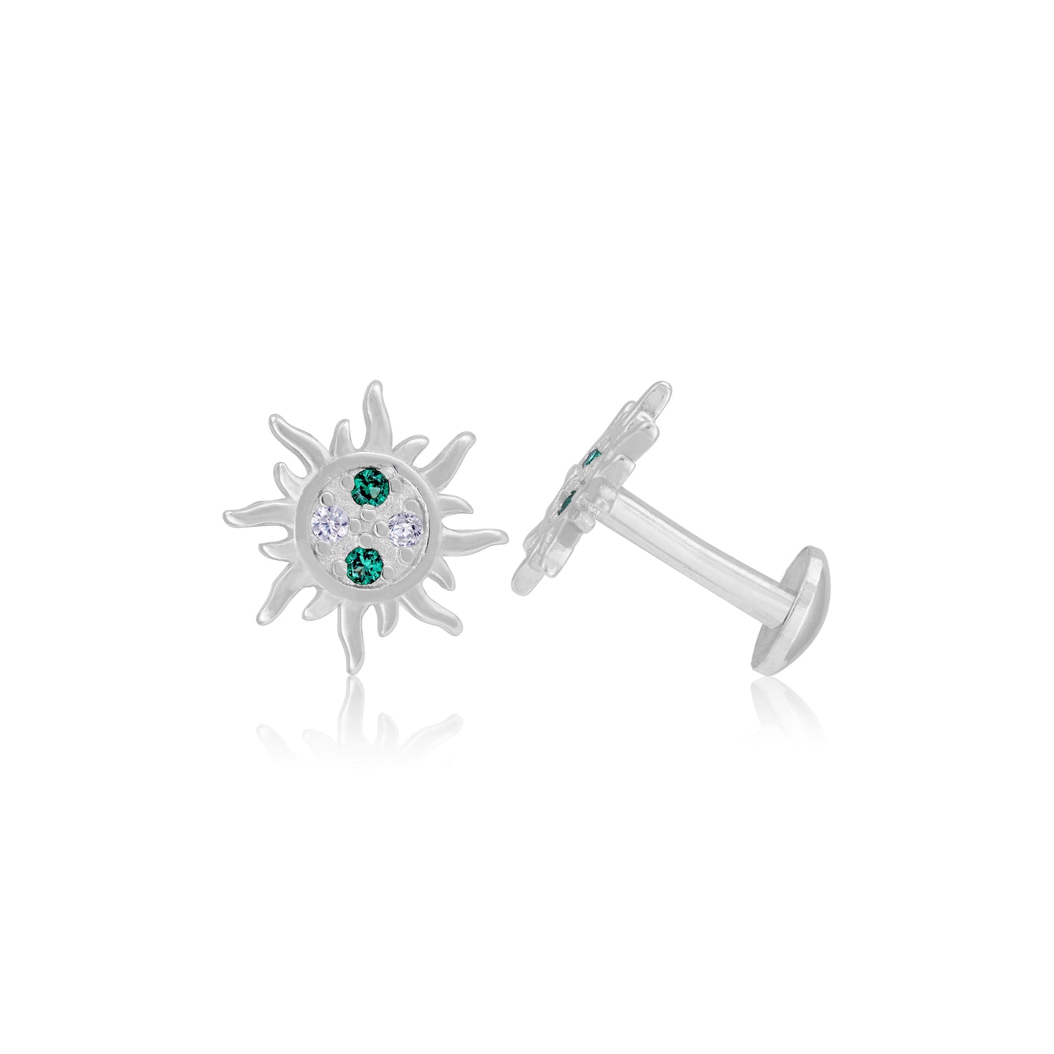 925 Sterling Silver SunSpark Radiant Earring For Women