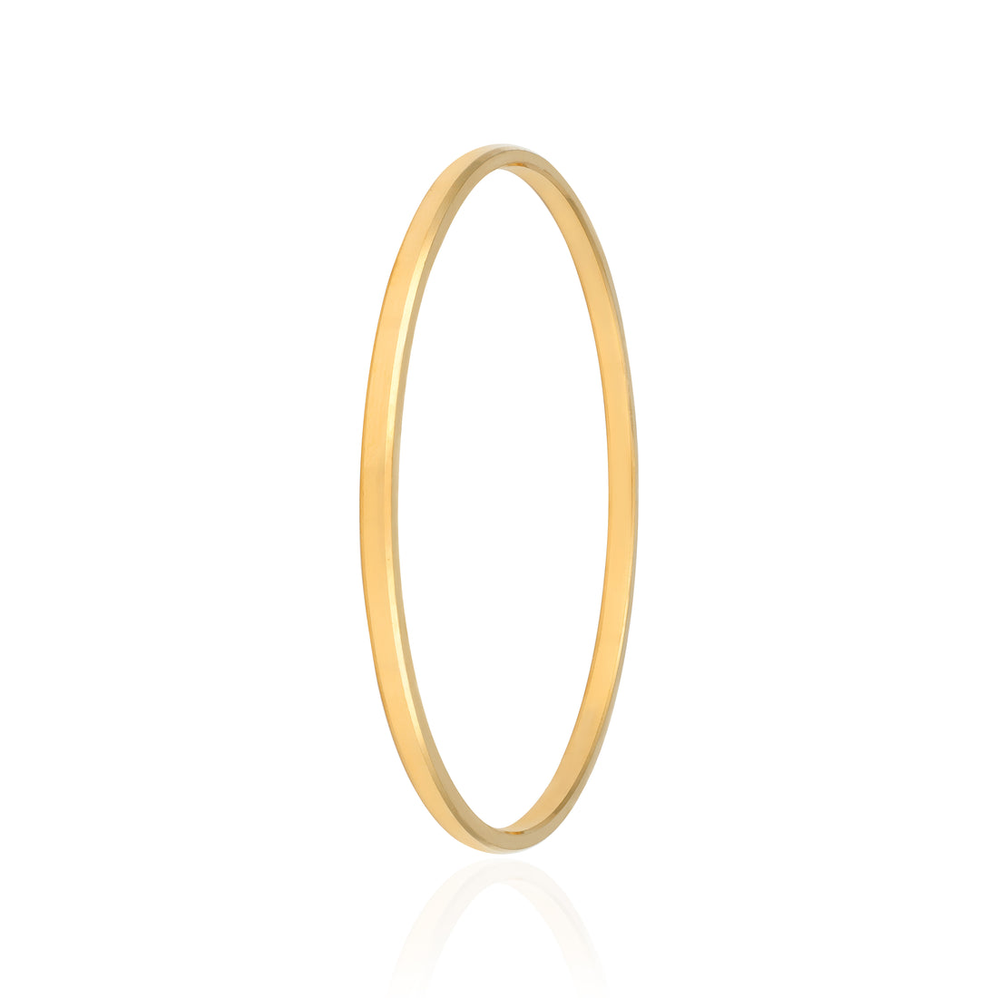 925 Sterling Silver Timeless Gold Plated Elegant Kada for Men
