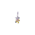925 Sterling Silver Tiny Mouse Rhodium Plated Pendant For Kids