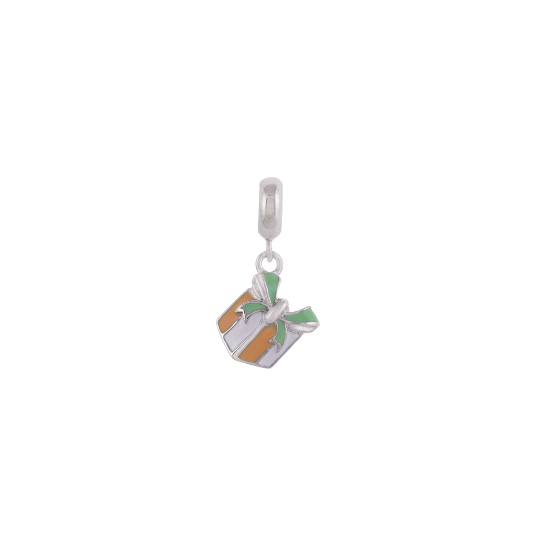 925 Sterling Silver Tiny Treasure Rhodium Plated Pendant For Kids