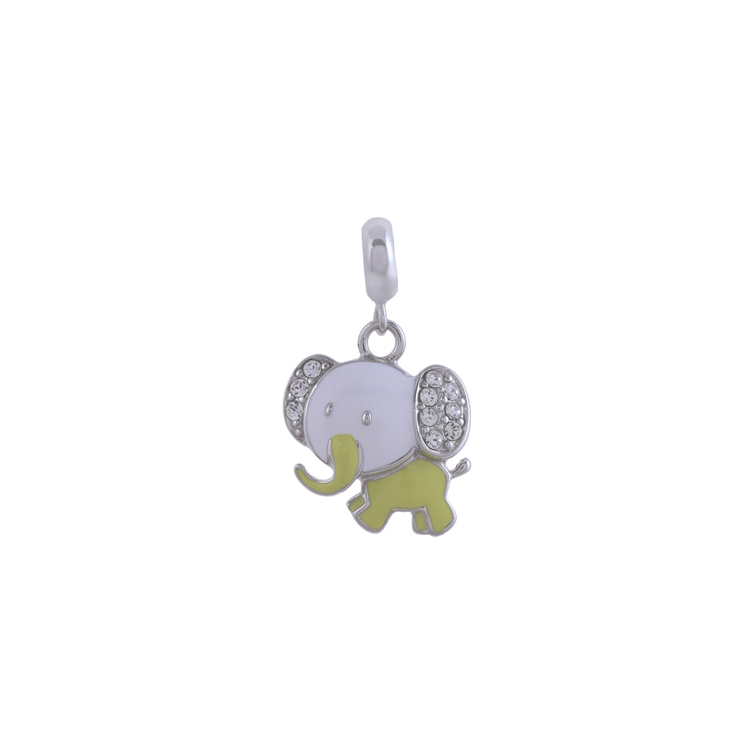 925 Sterling Silver Tiny Verdant Tusker Pendant For Kids