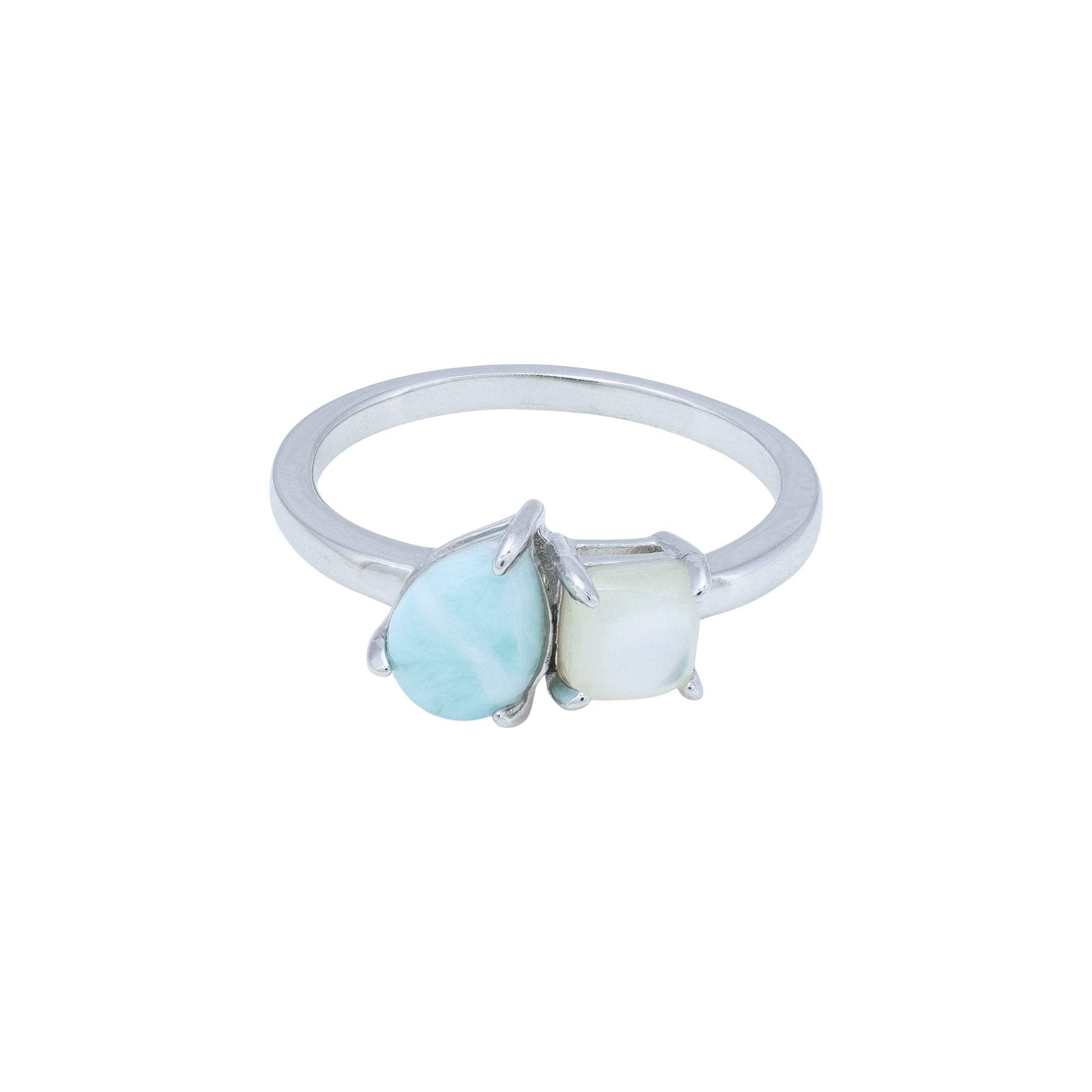 925 Sterling Silver Twilight Teardrop Rings For Women