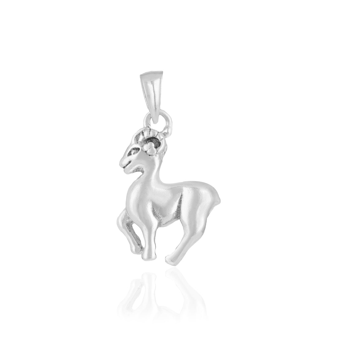 925 Sterling Silver Zodiac Capricorn Pendants for Men and Women