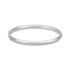 Streamlined 925 Sterling Silver Round Bangle for Baby