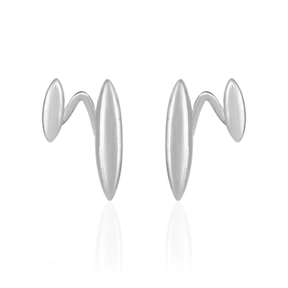 Stylish Coffee Bean Nature Inspired 925 Sterling Silver Earring for women