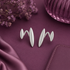 Stylish Coffee Bean Nature Inspired 925 Sterling Silver Earring for women
