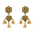 Subtle Elegance Gold Plated Beads Drop 925 Earrings